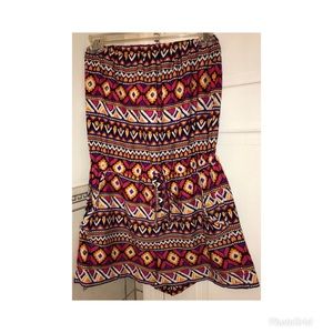 Aztec design romper